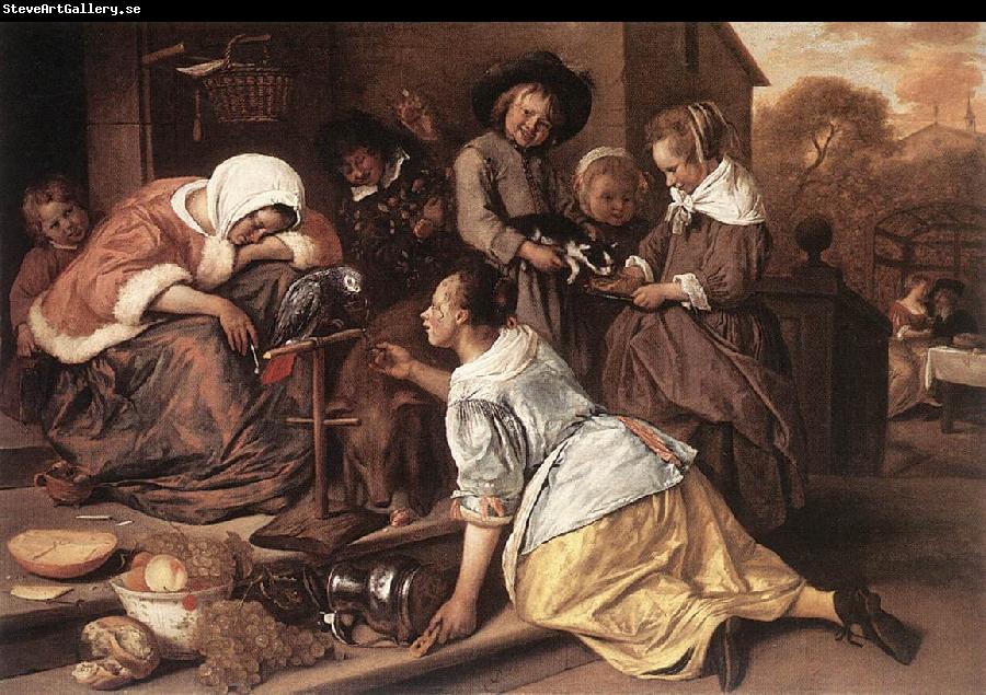 Jan Steen The Effects of Intemperance